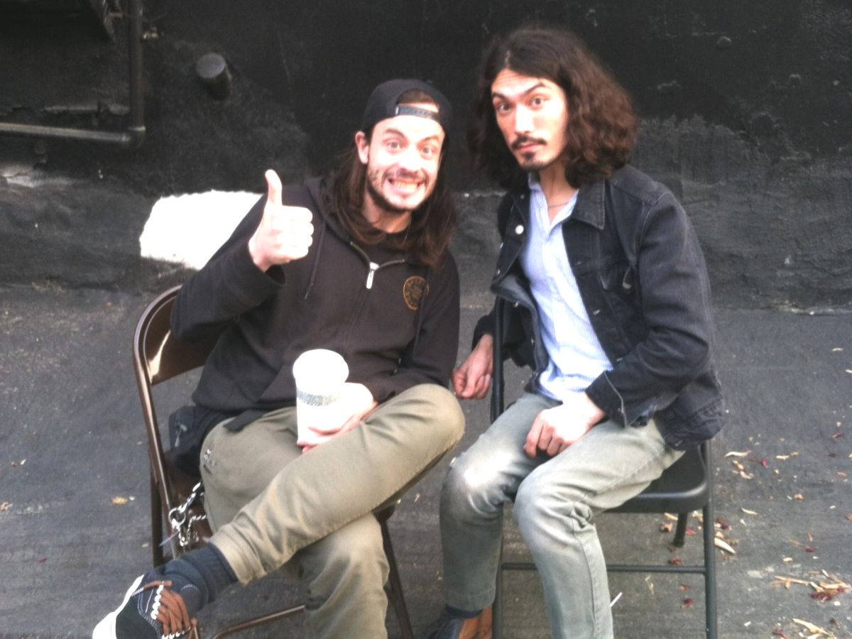 Ryan Minic with Cancer Bats in 2013