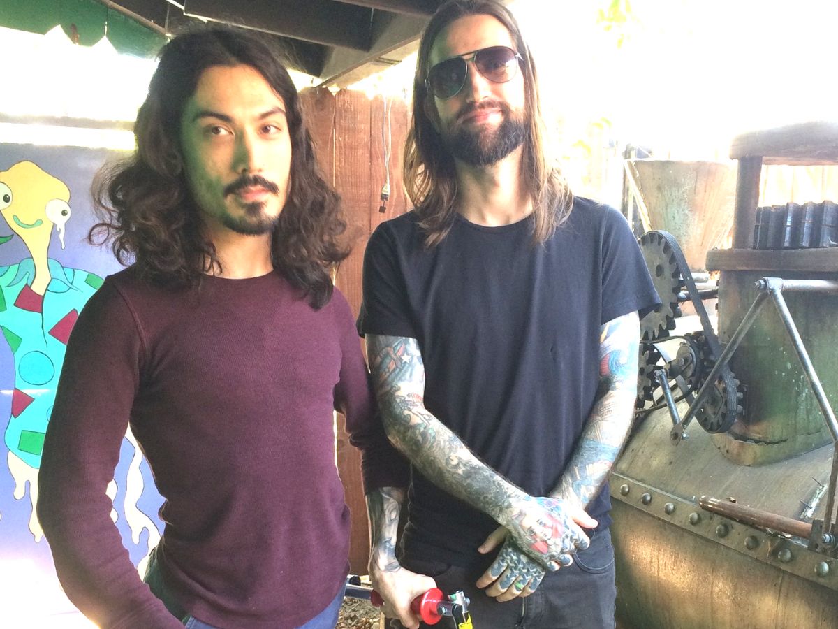 Ryan Minic with Every Time I Die in 2016
