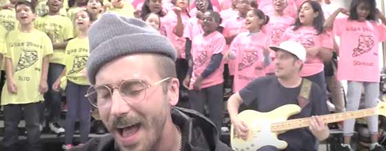 Watch Portugal. The Man perform with an elementary school chorus